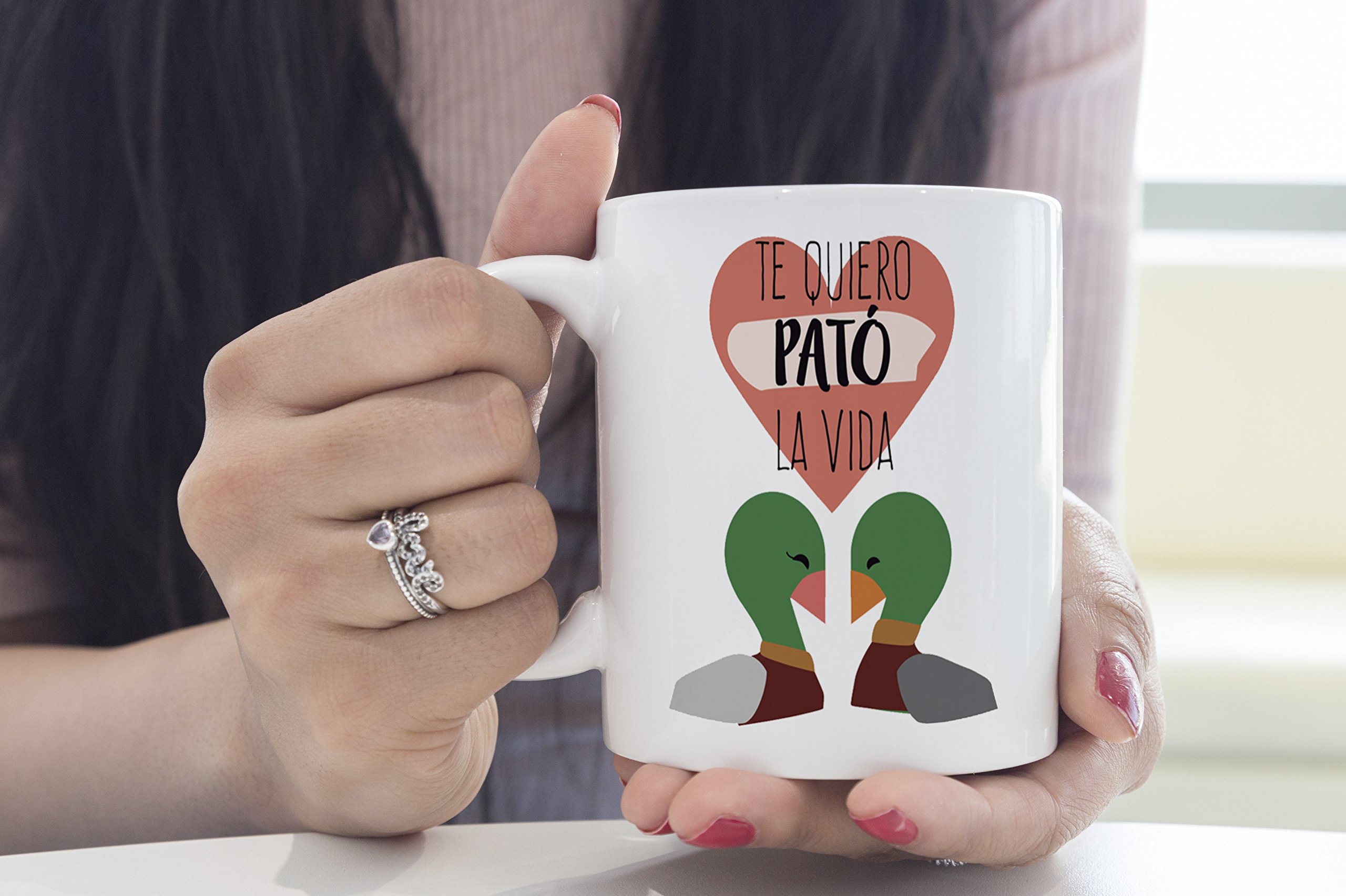 Mugffins Tazza 'Te Quiero/I Love You' – Ceramica 350 Ml, Regalo Di San Valentino O Anniversario Per Coppie E Fidanzati, Idea Divertente E Romantica