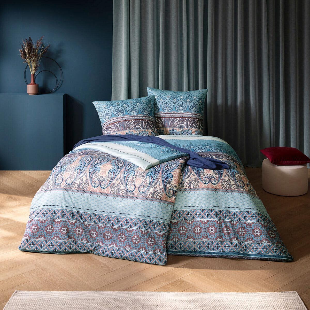 ESTELLA Mako Interlock Jersey Bettwäsche Carmen bleu