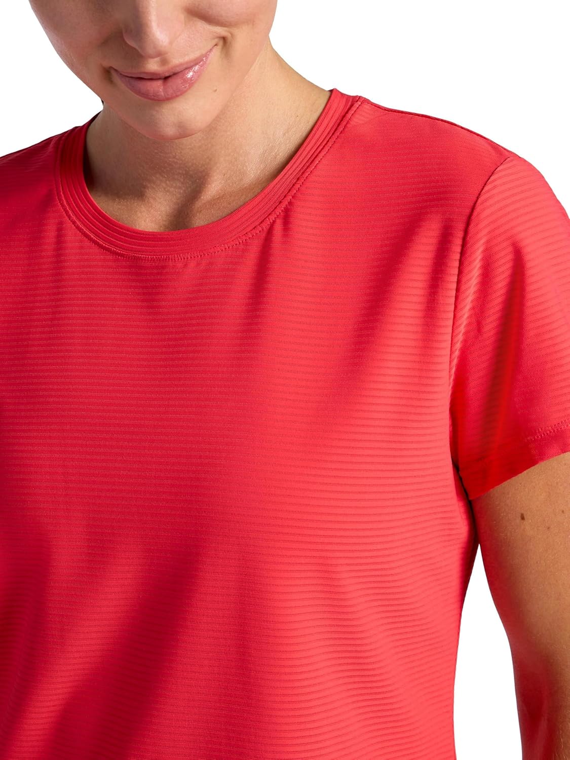 Head Womens Shadow Stripe Crewneck T-Shirt, Slim Fit, Stretch Lightweight Material - Image 4