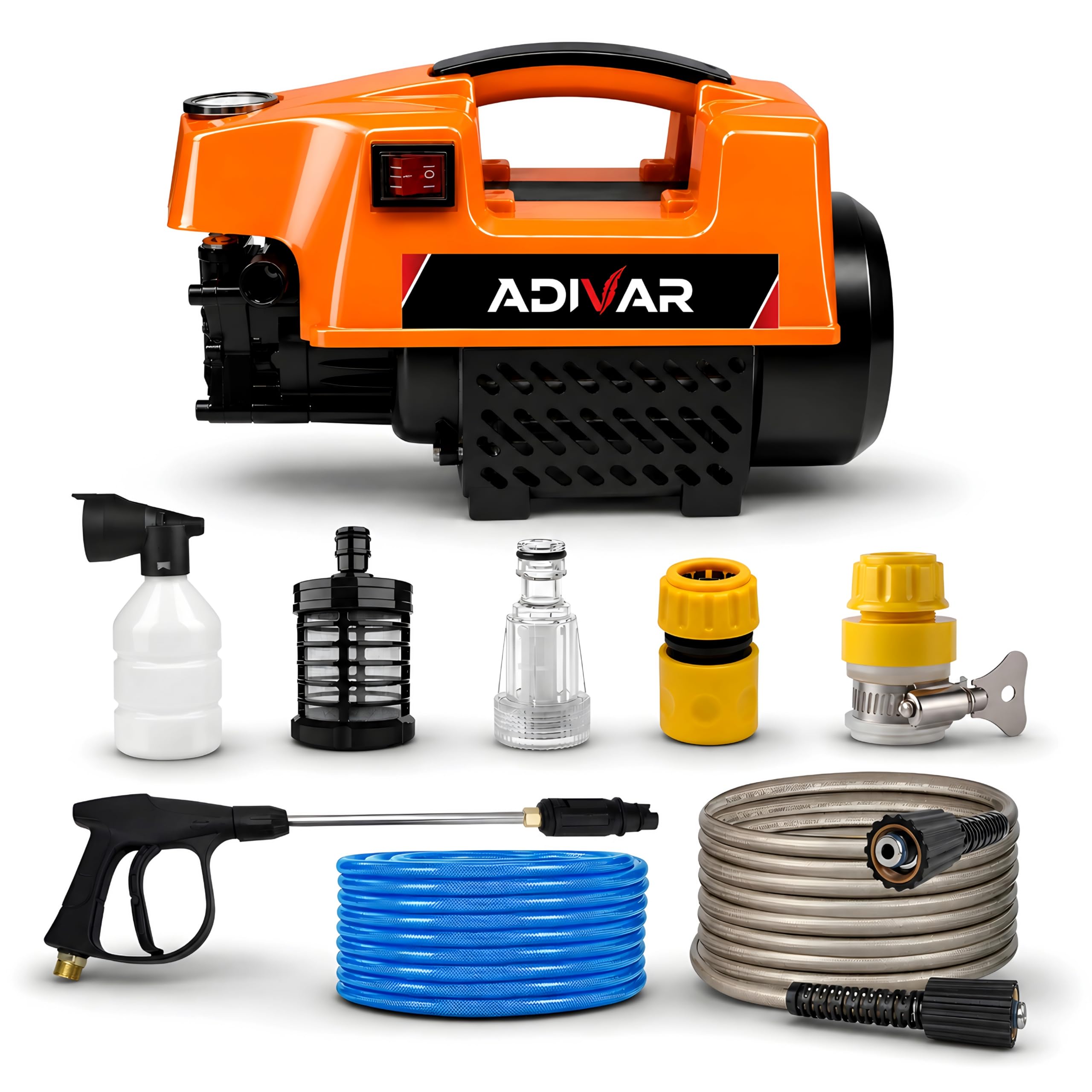 Adivar AD-200 2200W 200 Bar 8L Pressure Washer - Image 1