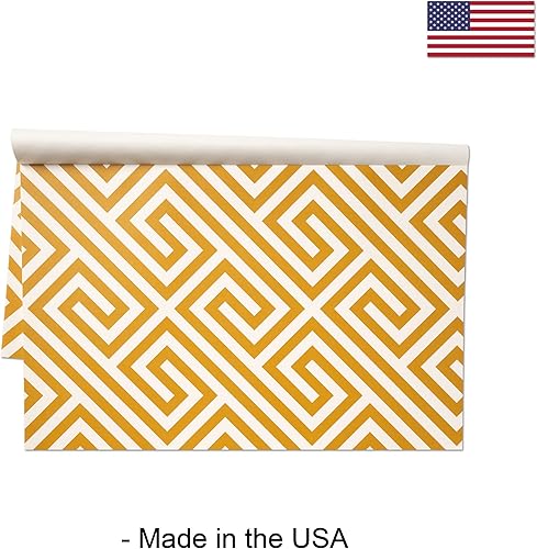 Miniatura 4 de Manteles individuales de papel dorado para mesa de comedor, manteles individuales geométricos cuadrados desechables para fiestas, 30 hojas por bloc,