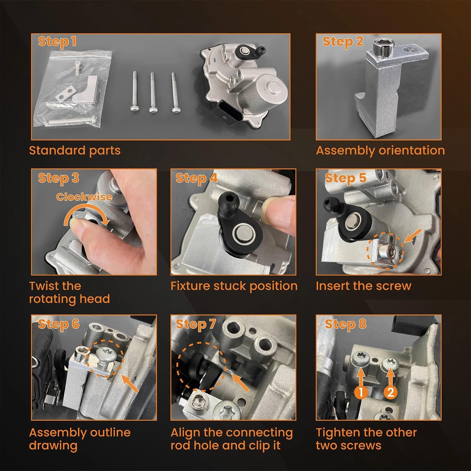 Avviatore 03L129711E 03L129086 A2C53248883 A2C59506246 03L129711AG 89131 7519131 88.120 Valvola collettore di aspirazione 2.0 TDI Diesel Motore dell'attuatore