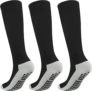 Kids Soccer Grip Socks Boys Knee High Socks Girls Soccer Non Slip Sock Football Baseball Sports Youth