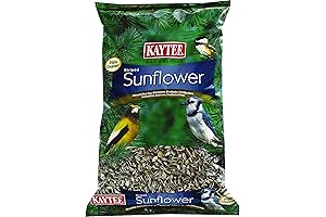 Kaytee Striped Sunflower Seeds for Wild Birds(5 Pounds)