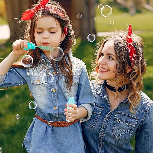 Miniatura 7 de Paquete de 24 varitas de burbujas de conejo para niños, 3 colores grandes de dibujos animados de conejo burbujas a granel con solución de recarga