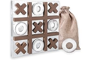 Play Platoon Magnetic Tic Tac Toe Game: Farmhouse Wall Decor for Game Room