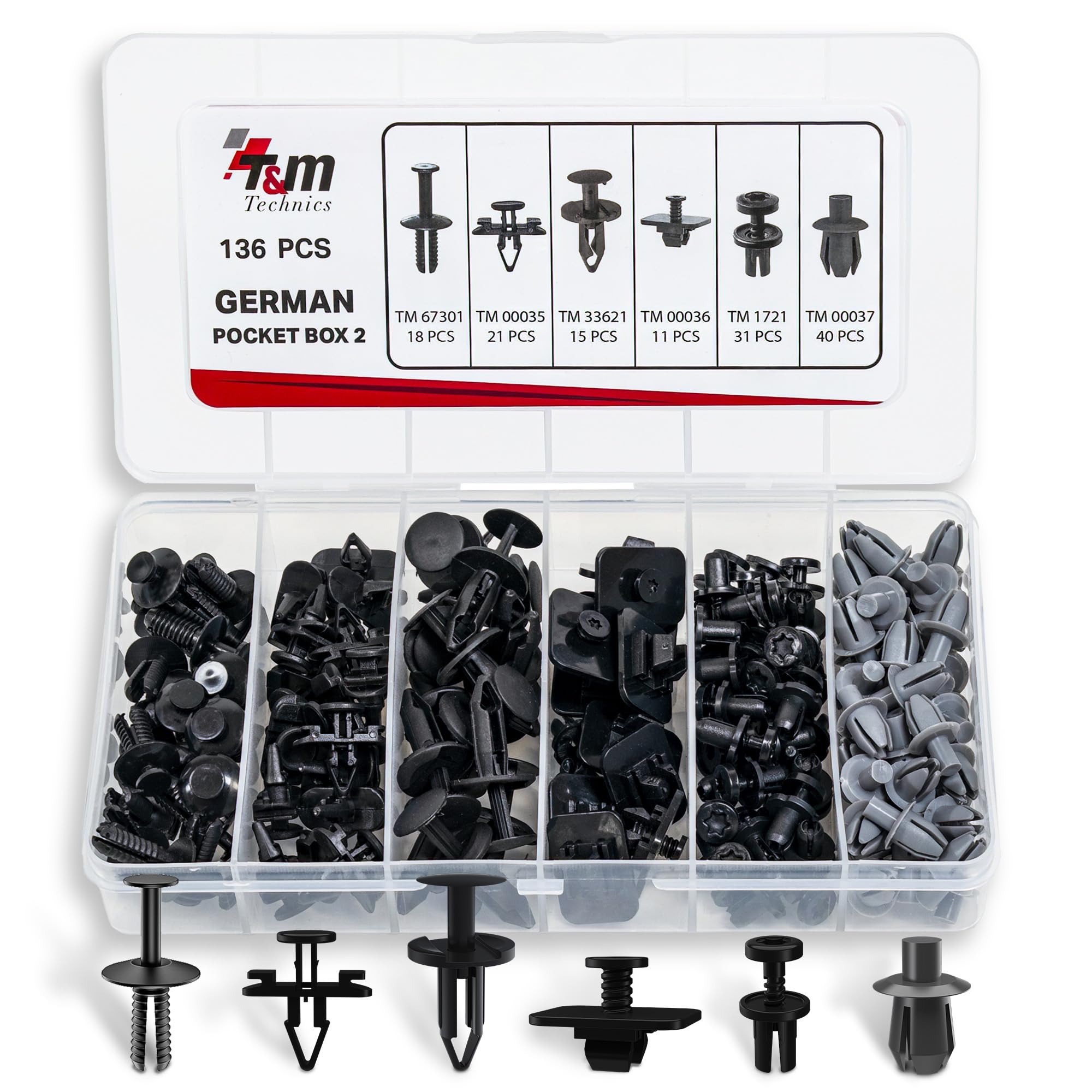 Clip Di Fissaggio Auto 120 Pezzi - Set Misto Per Paraurti, Portiere, Interni - Foto 9