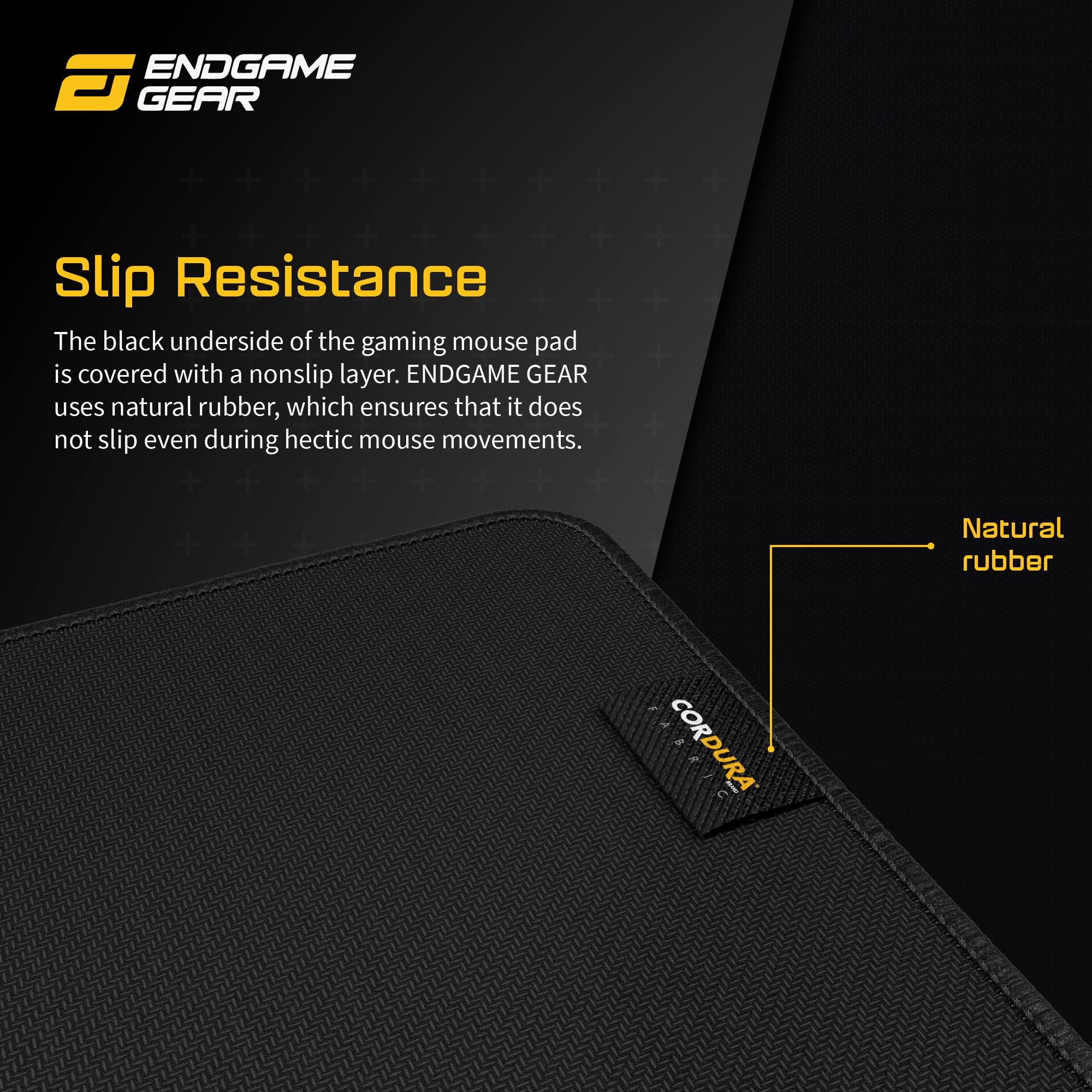 endgame gear cordura MPC 1200 XL Gaming Mouse Pad, Stealth Black FREE UK DELIVERY To prevent fraying of Gepäckträgertaschen & Packtaschen kaufen Trikot:S