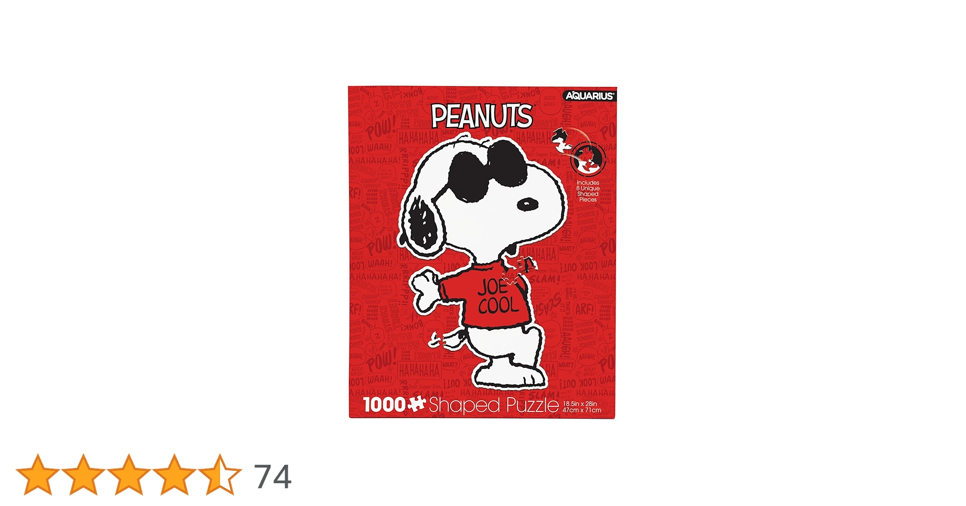 PEANUTS スヌーピー ジョー・クール ジグソーパズル 1000ピース Amazon.co.jp: Peanuts (ピーナッツ) JOE COOL (ジョー・クール
