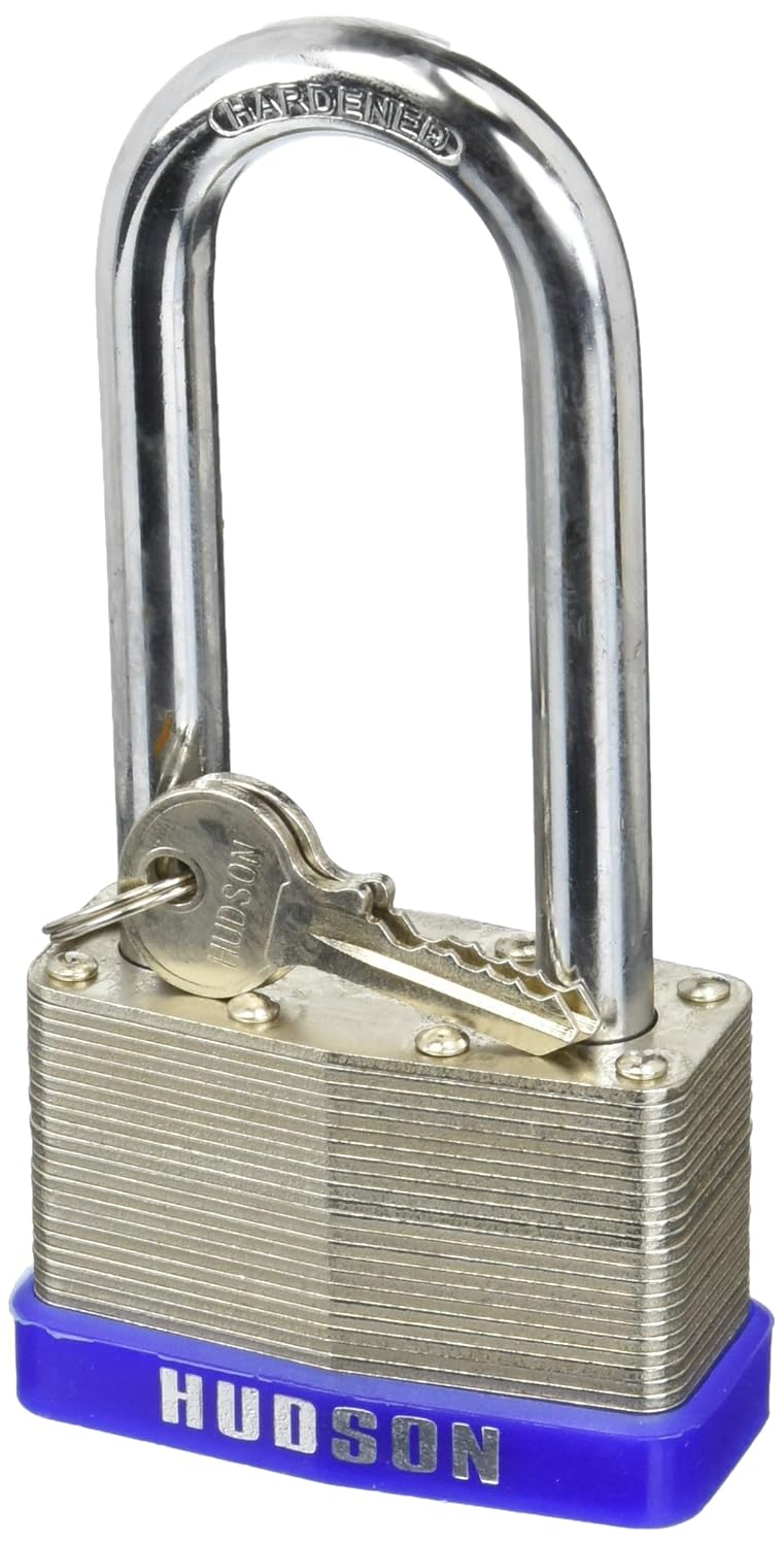 Hudson Lock PADLOCKM165DBUBKD 65 mm Laminated Padlock, Keyed