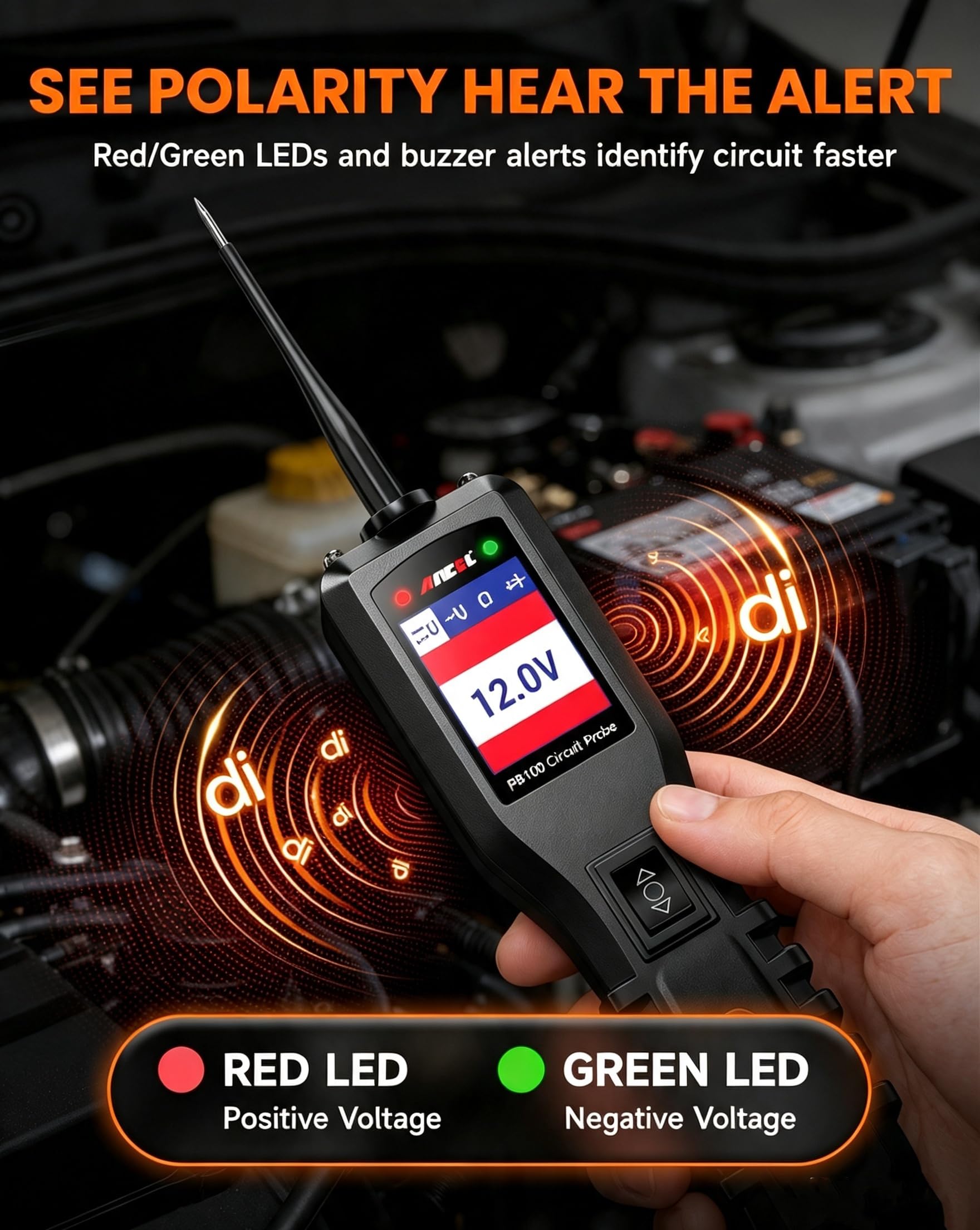ANCEL PB100 Automotive Power Circuit Probe, 12-24V Elec. Short &Open Finder — Amazon image 6
