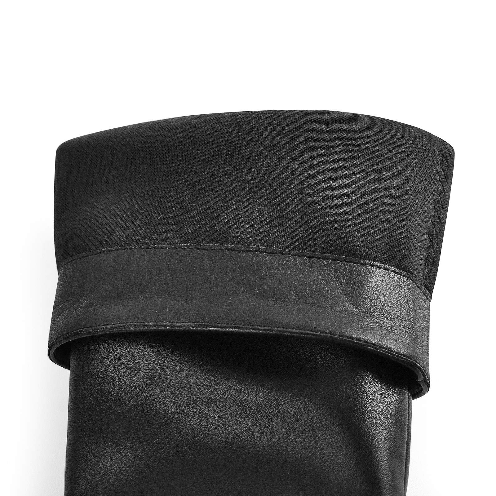MissHeel Botas de plataforma Botas largas Tacón bloque Punta redonda Tacones altos