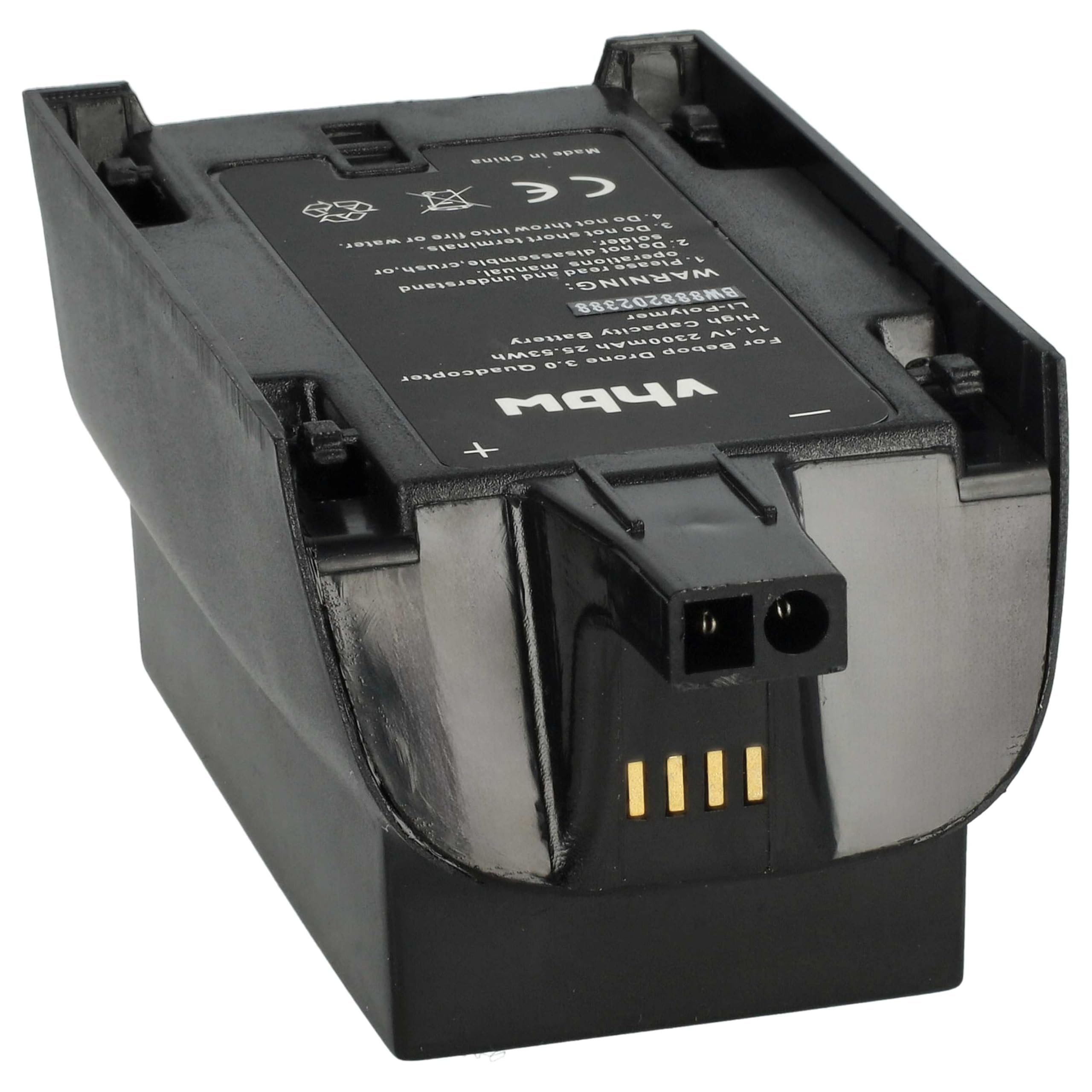 vhbw batteria compatibile con Parrot Bebop 3.0 Skycontroller, 3,0 drone quadricottero multicottero (2300mAh, 11,1V, Li-Poly)