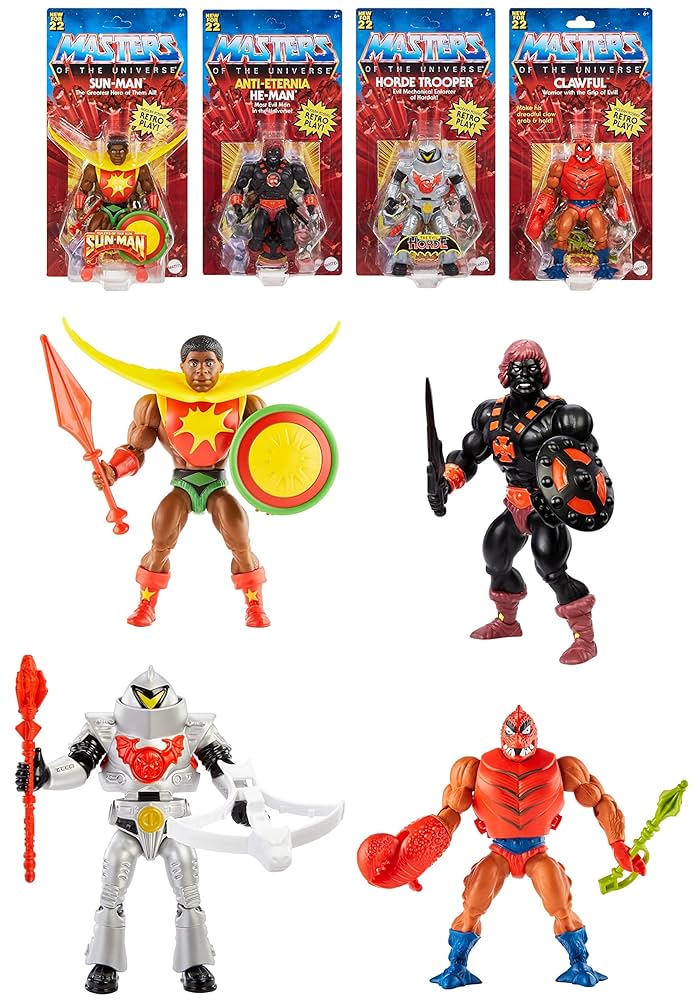 マスターズ・オブ・ザ・ユニバース　オリジンズ　セット マテル マスターズ・オブ・ザ・ユニバース オリジンズ 5.5インチ