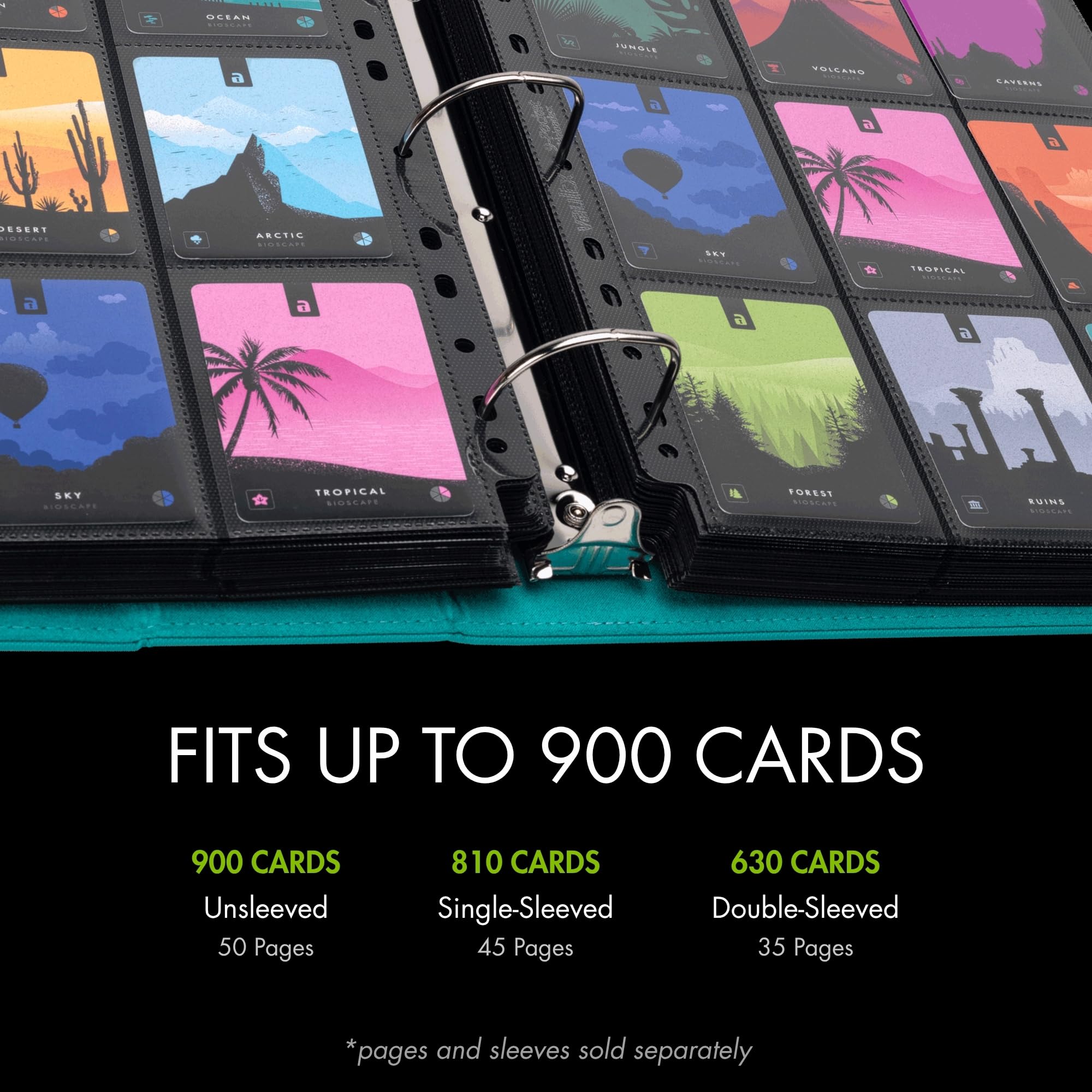 Amazon | Vault X ラージトレーディングカードリングバインダー 900枚