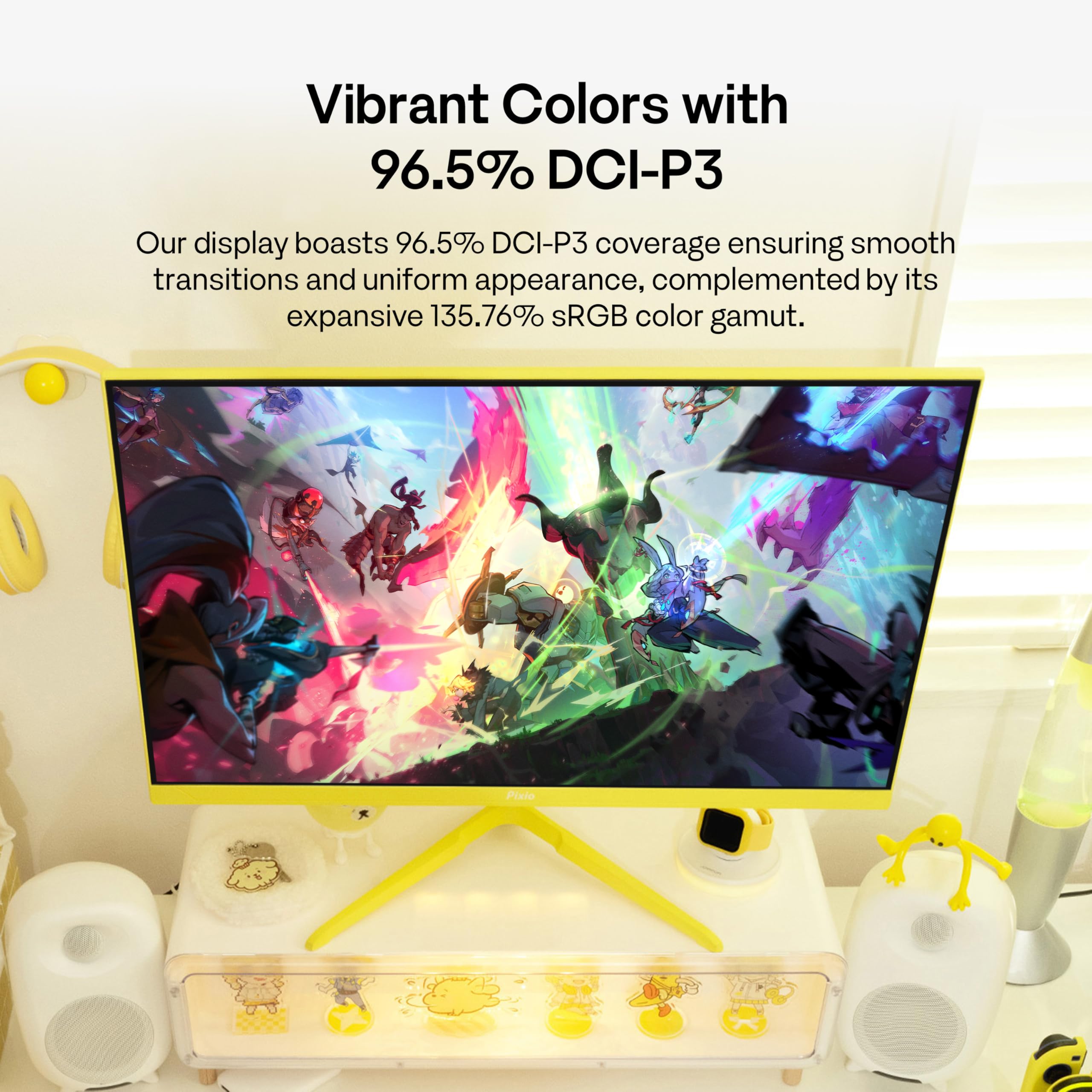 Amazon.com: Pixio PX278 Wave Yellow 27 inch 180Hz Refresh Rate