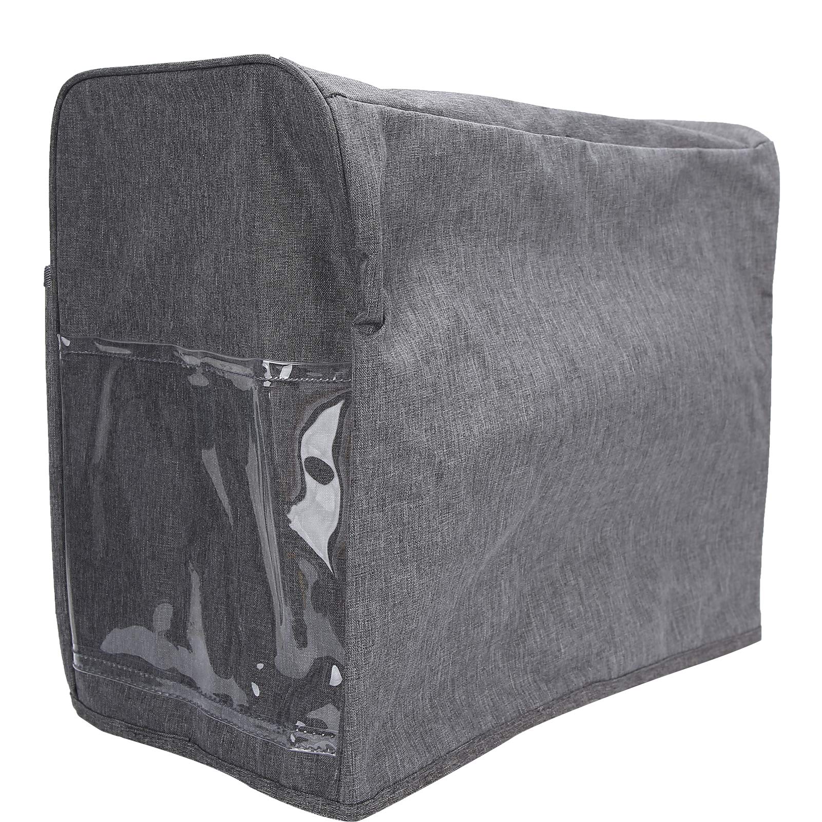 Sewing Machine Supplies, Gray Fashionable Dust‑Proof Sewing Machine Protector with Storage Pocket for Sewing Lovers for Friends