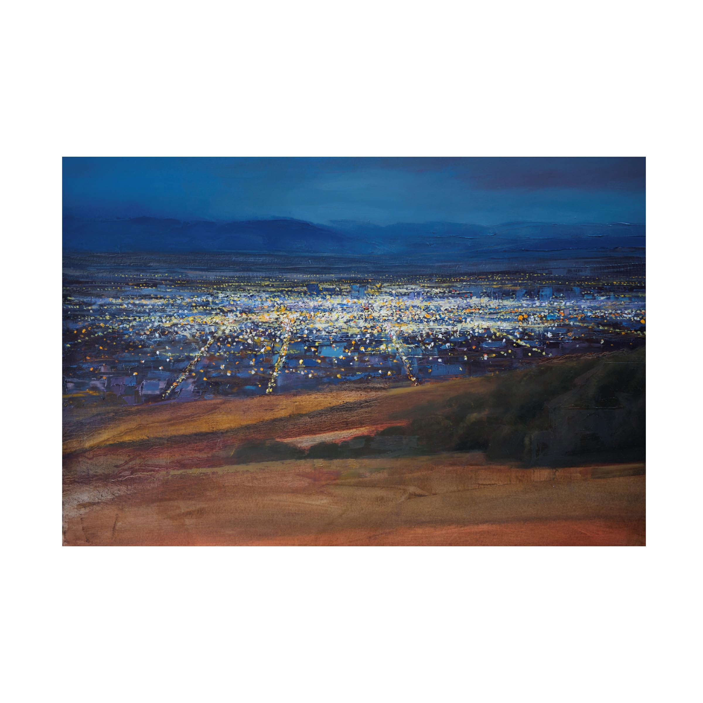 Svetlana Orinko 'City Lights' Canvas Art