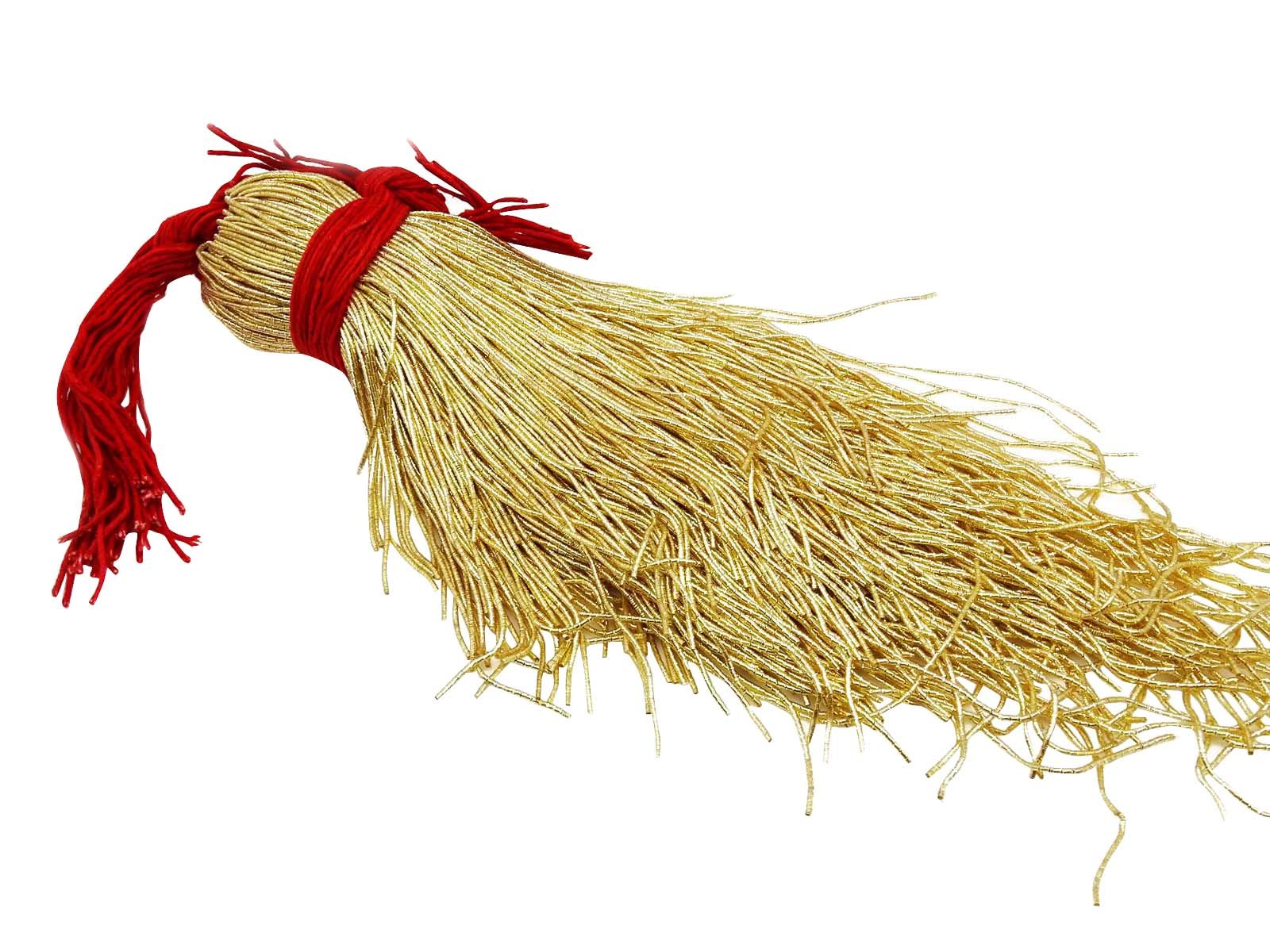 Embroidered Gold Decorative Metal Bullions Thread Rough Purl Bullion by 100 Grams