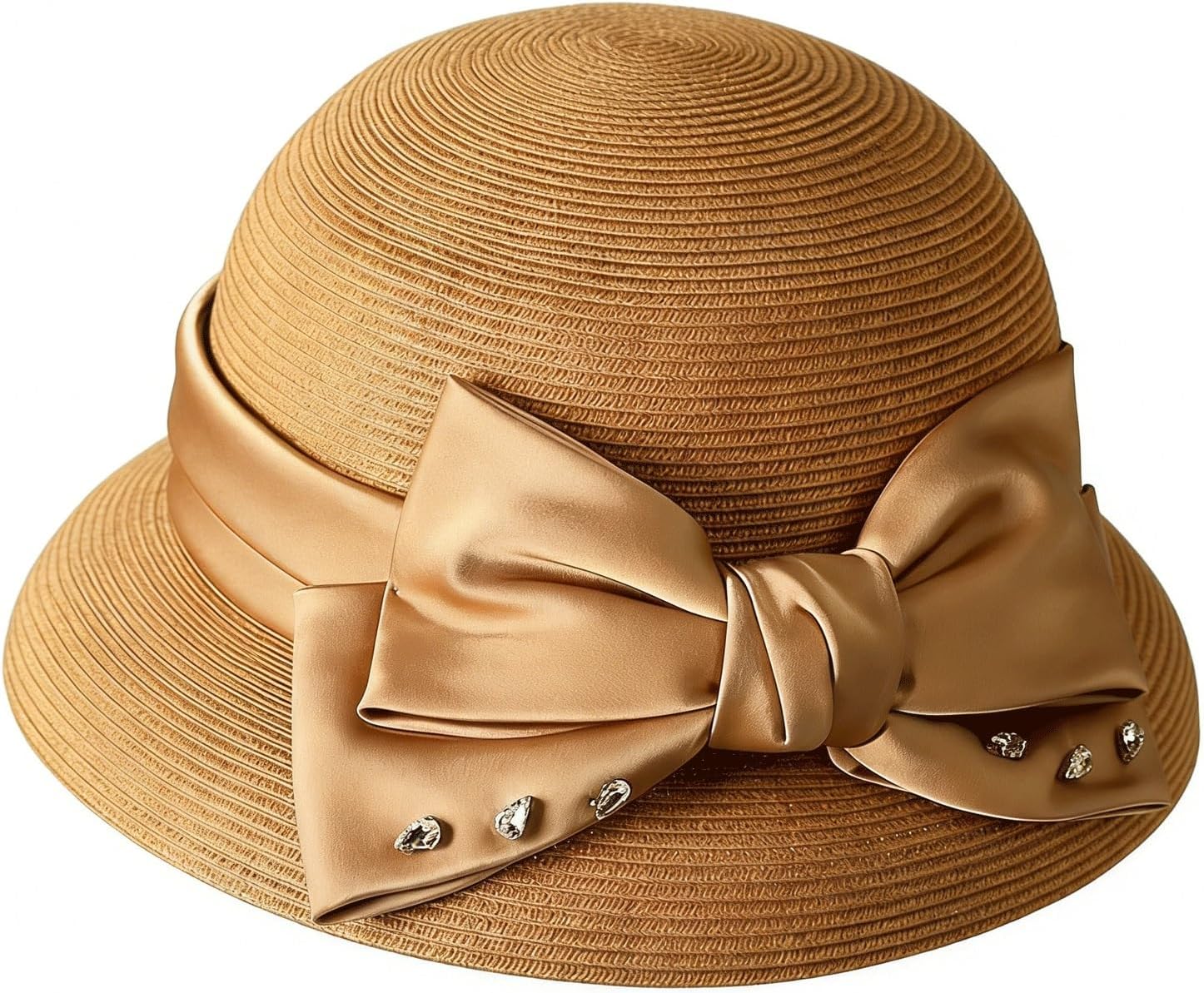 Women's UPF50+ Foldable Paper Straw Sun Visor Hat, UV Protection Summer Hat for Beach Outdoor Travel Golf