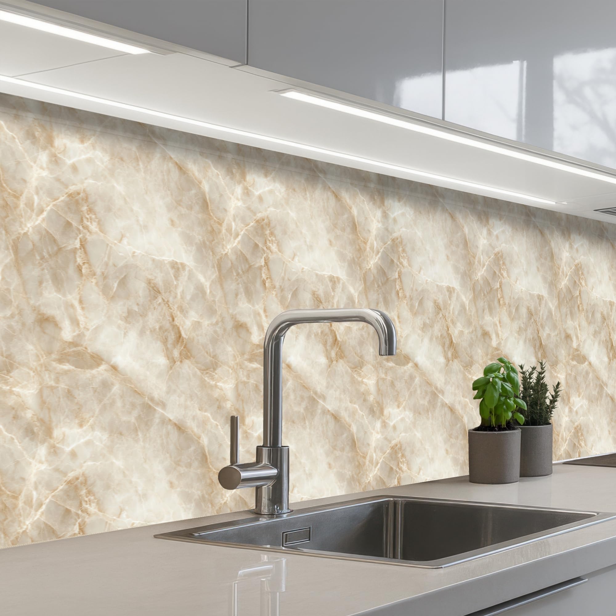 KitchenYeah© Splashback for Kitchen self-Adhesive Sink Splash Splatter — image 1