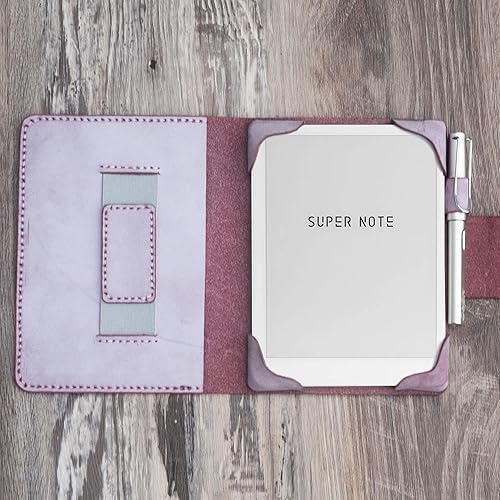 Miniatura 7 de Funda de cuero personalizada para Supernote A5xSupernote A6X, Supernote A5x folio, compatible con LAMY AL-star EMR Pen, Standard Pen - K03