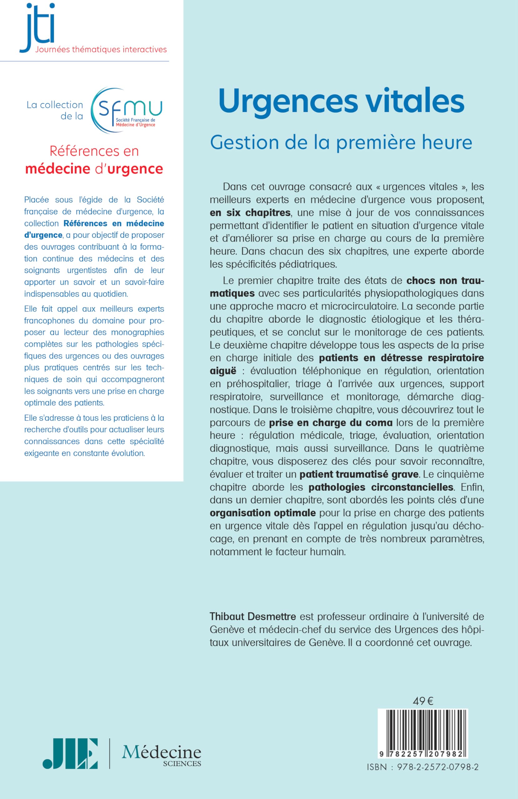 Urgences vitales: Gestion de la première heure