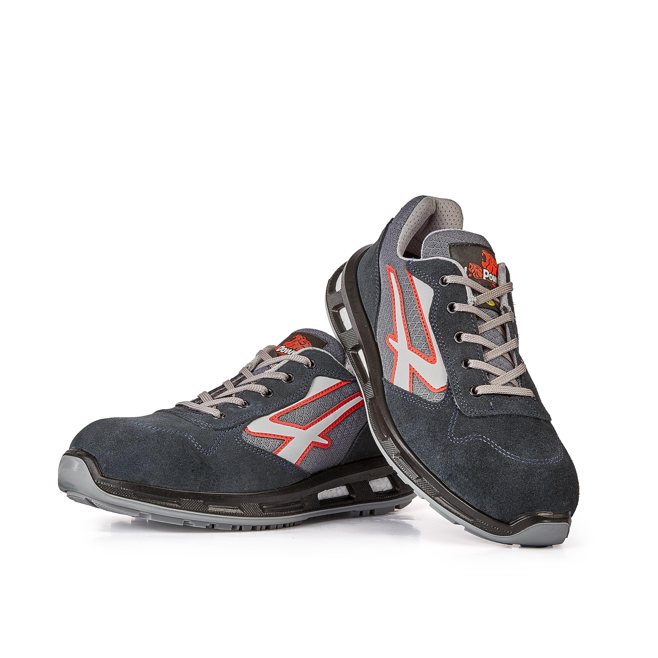 U-Power Red Lion Active, Chaussures de sécurité unisexes, légères, flexibles, anti-crevaison en cuir, avec insert Infinergy, avec embouts en aluminium (Blue 45)