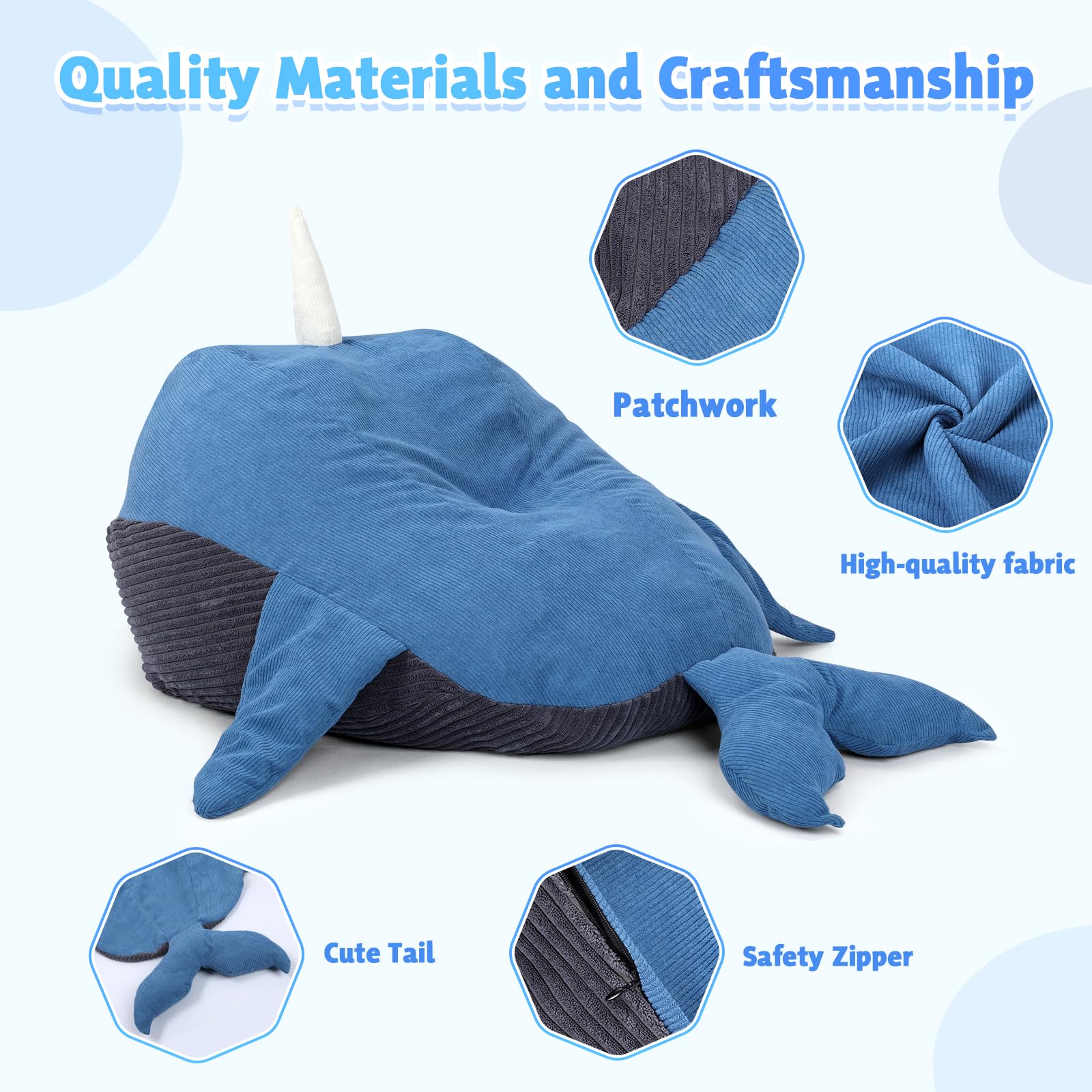 Housse De Pouf De Rangement Pour Animaux En Peluche Pour Adolescents Et Adultes,pouf De