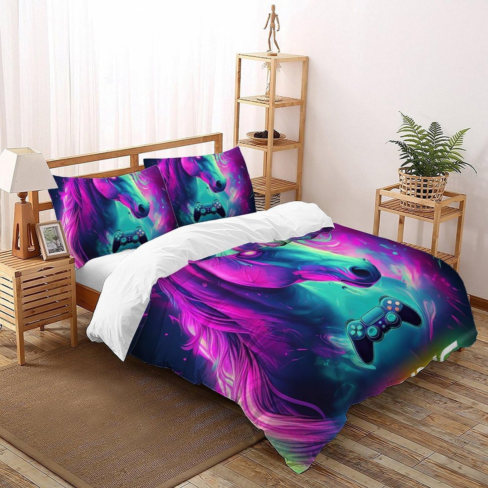 Housse de couette enfants 3D pour transformer leur lit King size