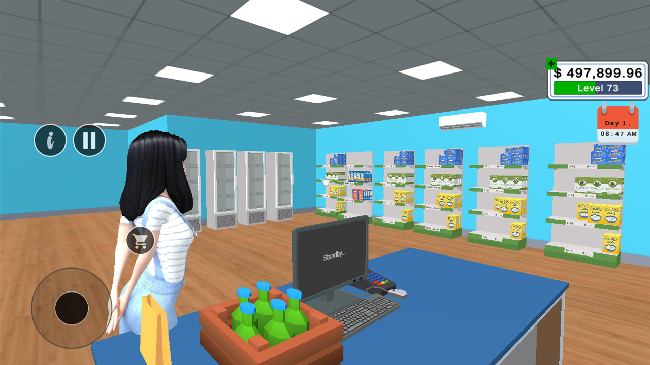 My Supermarket Simulator Virtual Store Grocery Mart Shopping 3D Games ...