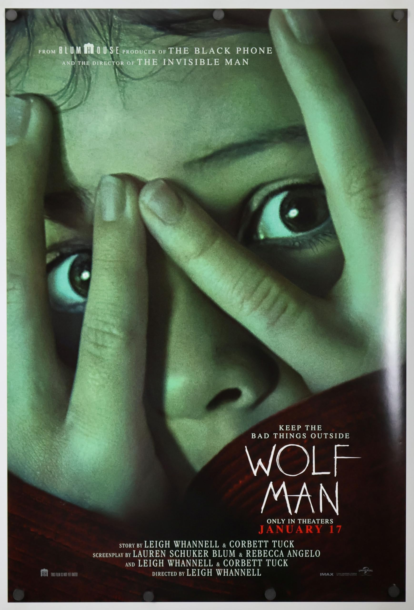 Amazon.com: WOLF MAN MOVIE POSTER 2 Sided ORIGINAL 27x40 2025