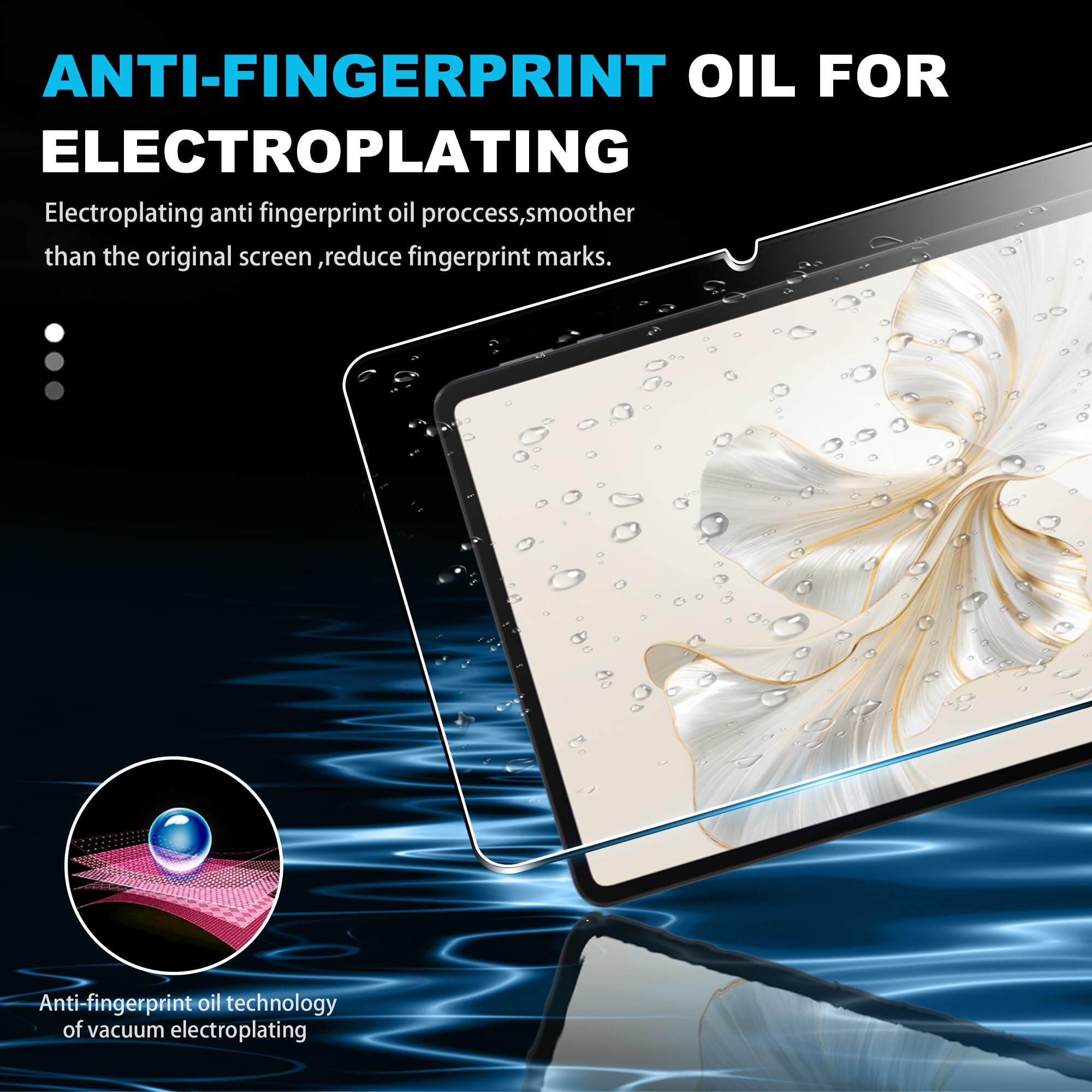 Verre Trempé Pour Honor Pad 10 - Protection 9H, Facile à Poser, Compatible Empreinte Digitale, 2 Pièces - 6