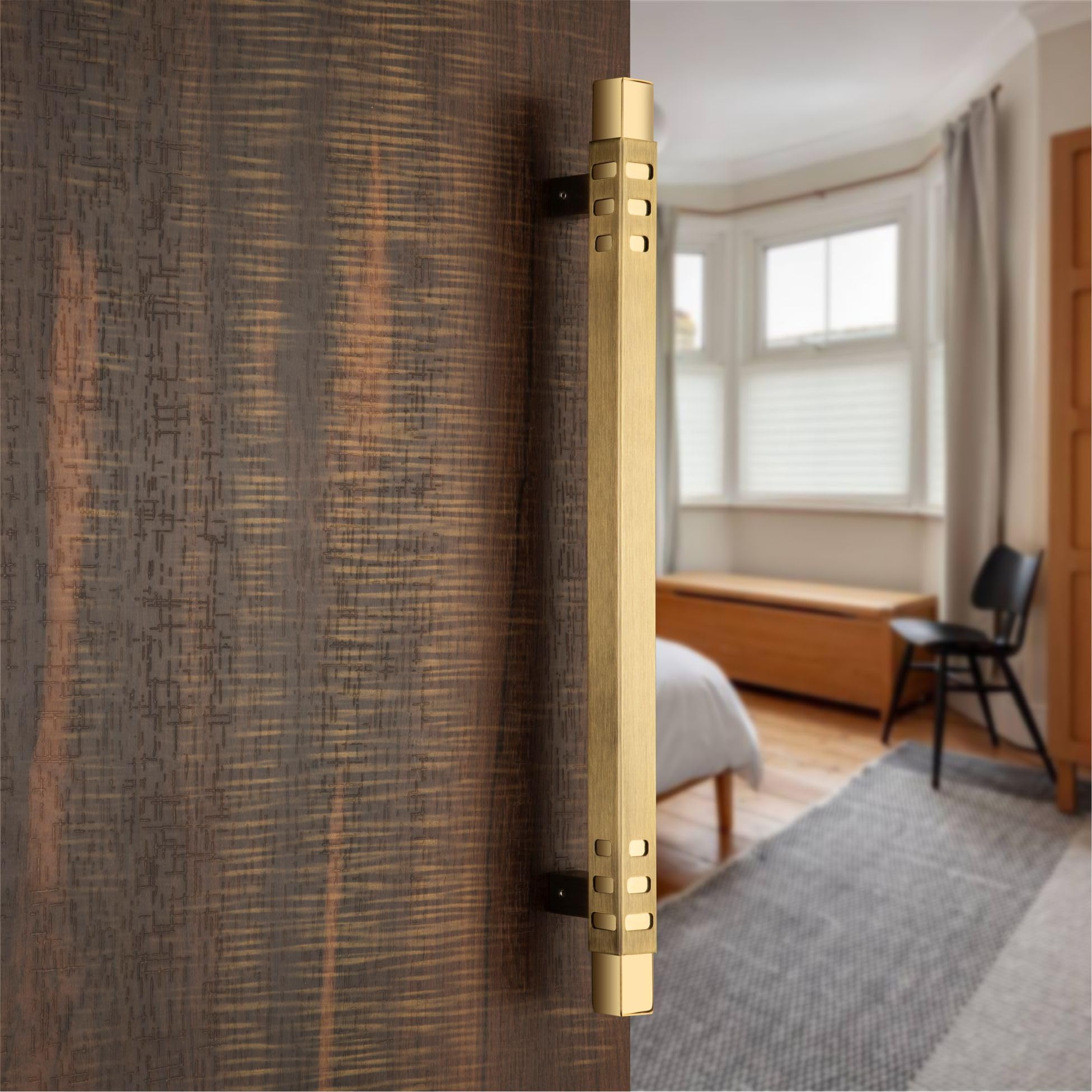 COMPASS Main Door Handle | Door Handles for Main Door | Pull Handles for All The Doors of House | Office | Hotels, Antique Finish (PH-902, 18 Inch)