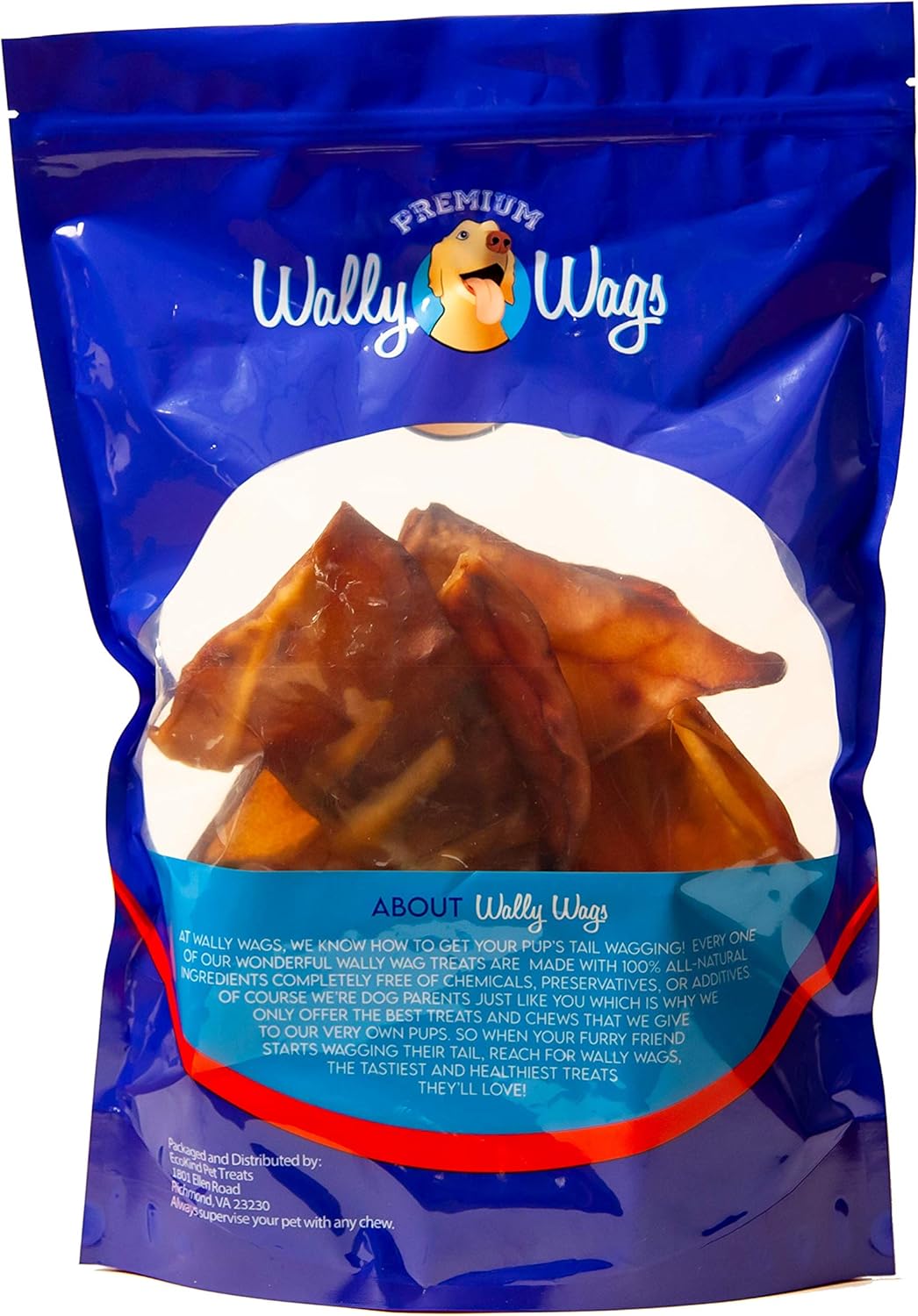 Buy Wally Wags Pig Ears for Dogs Healthy Dog Pork Chews, High Protein