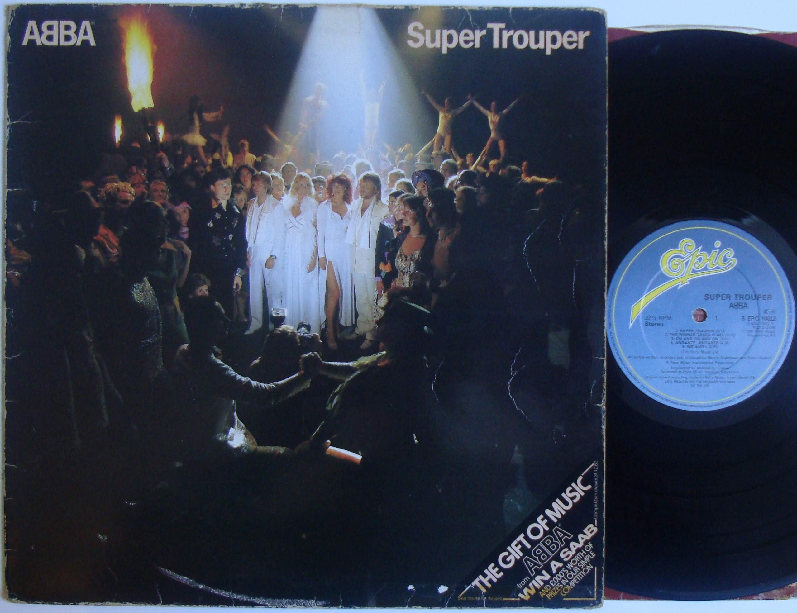 仏LP ABBA Super Trouper フランス盤 1stプレス ステレオ 仏LP ABBA Super Trouper フランス盤 1stプレス ステレオ