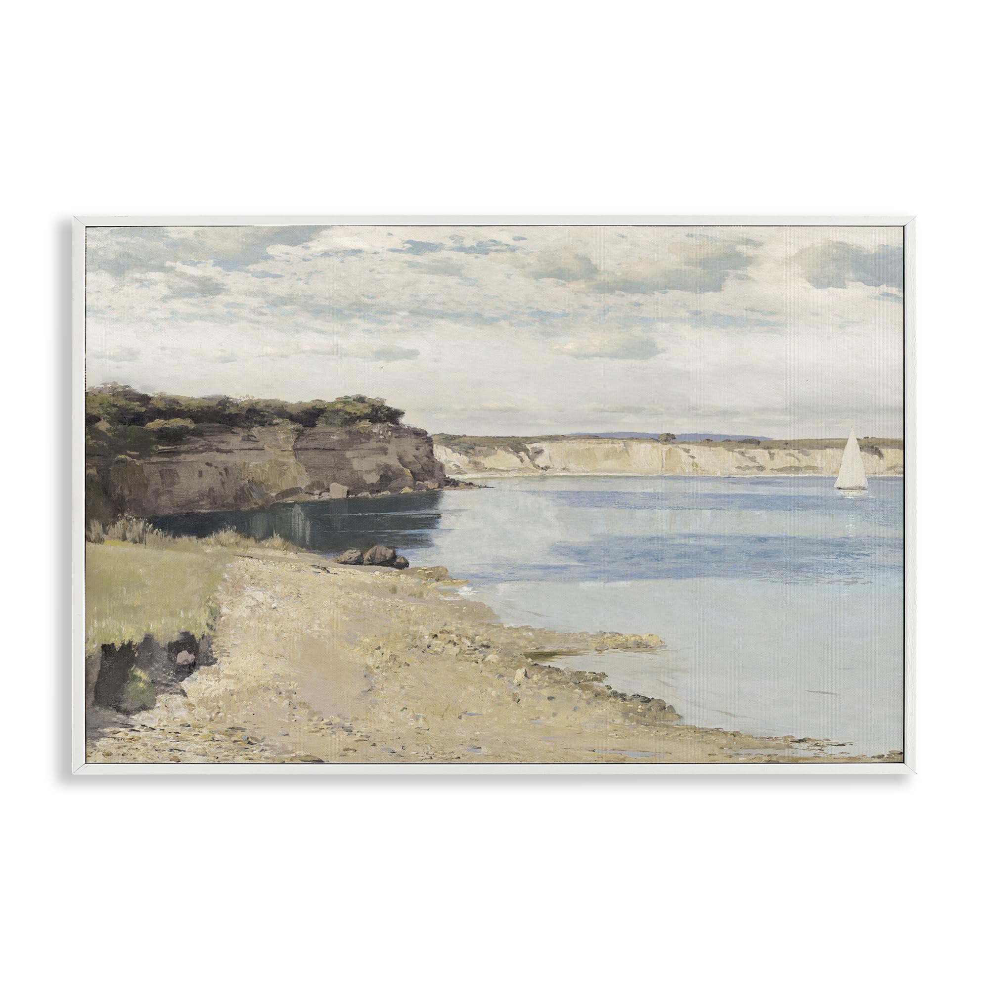 'Set Sail Peaceful Cove'| Framed Giclee Art