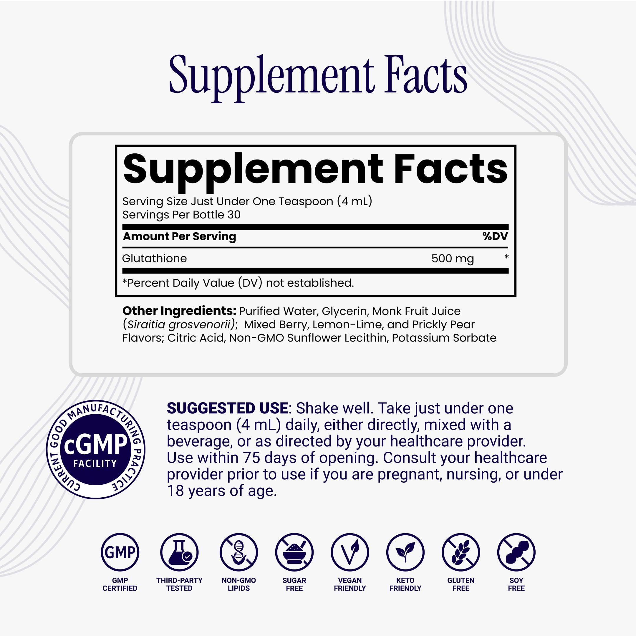 liposomal glutathione rho nutrition Liquid Supplement Packs:Pack of 12 Liposomal Glutathione Discoloration
