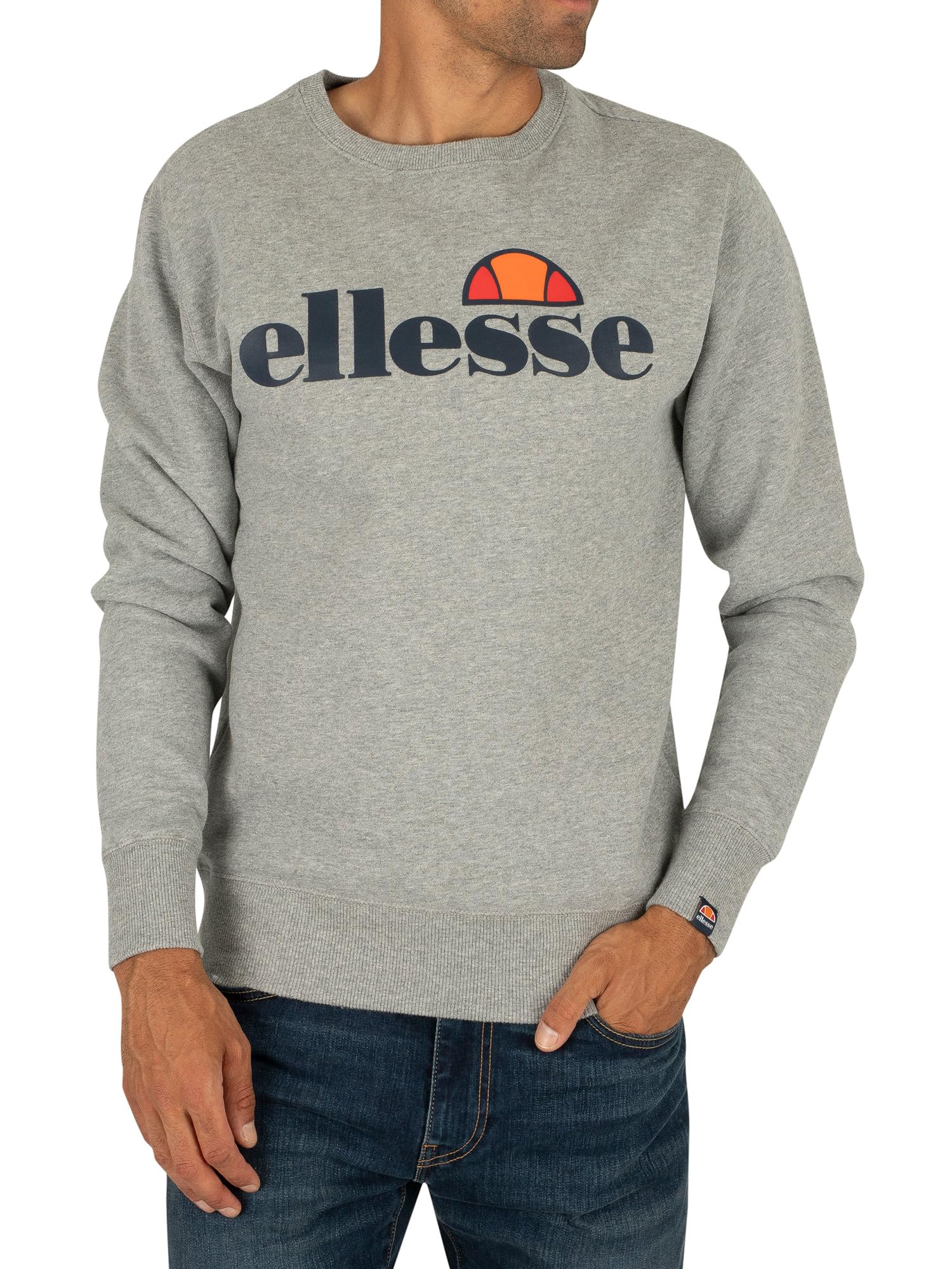 Ellesse Succiso Sweatshirt - Grey Marl, X-Small