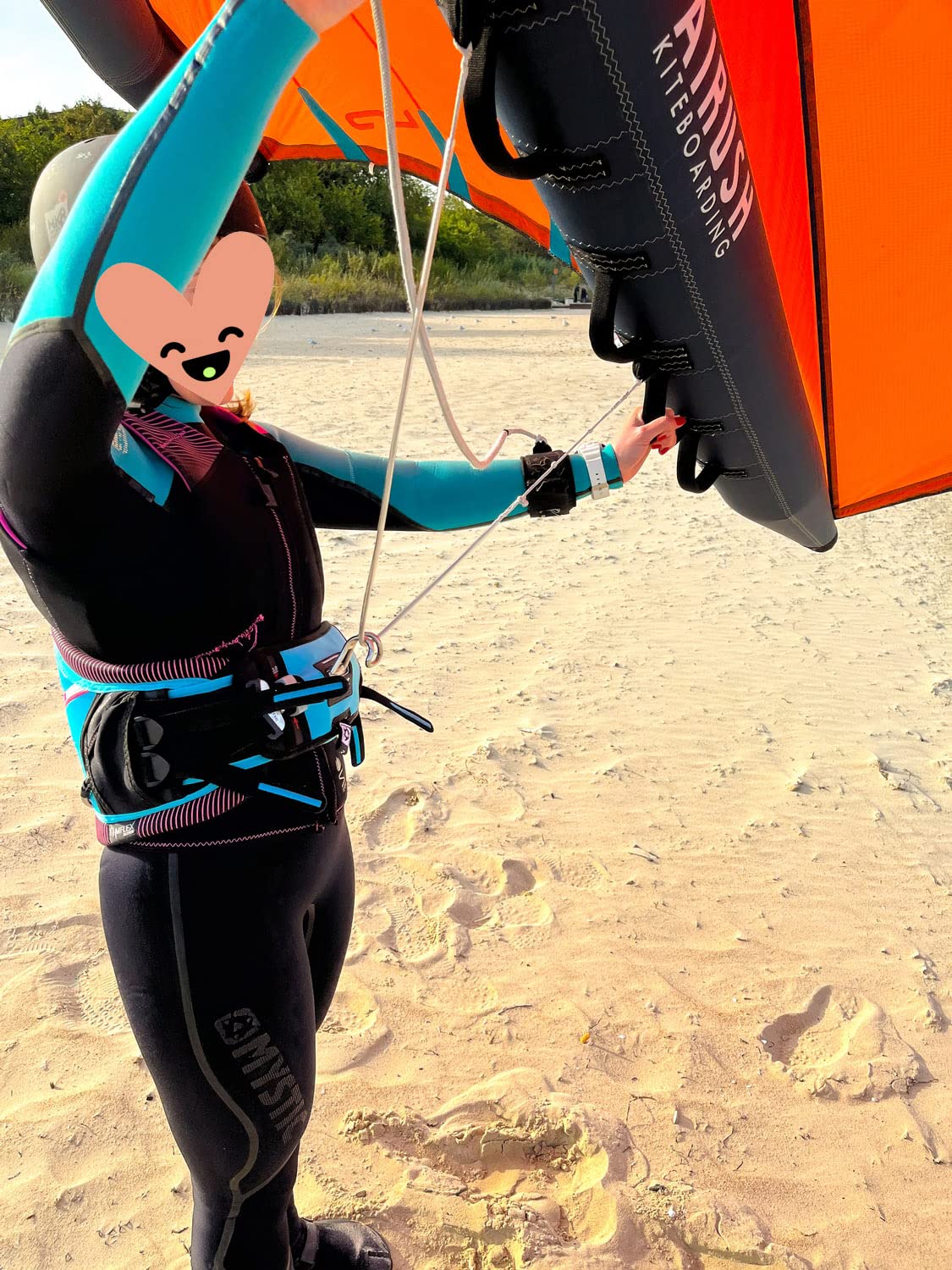 Wingen Wing Foil Harness Line Trapezleine Verstellbar Wing Surfing