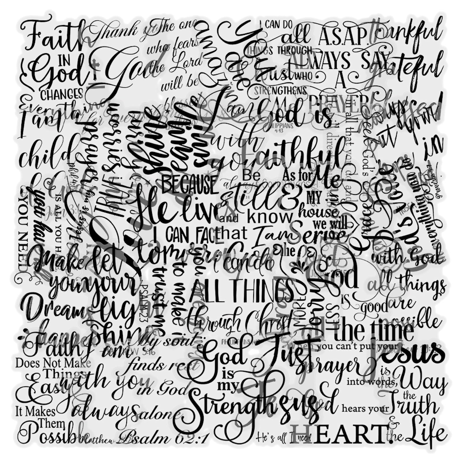 Christian Stickers for Laptop(50 PCS),Gift for Children Teens Adults Girl Boys,Bible Verse Jesus Waterproof Stickers for Skateboard,Scrapbook,Bike,Phone,Computer,Luggage Water Bottle Guitar - Image 3