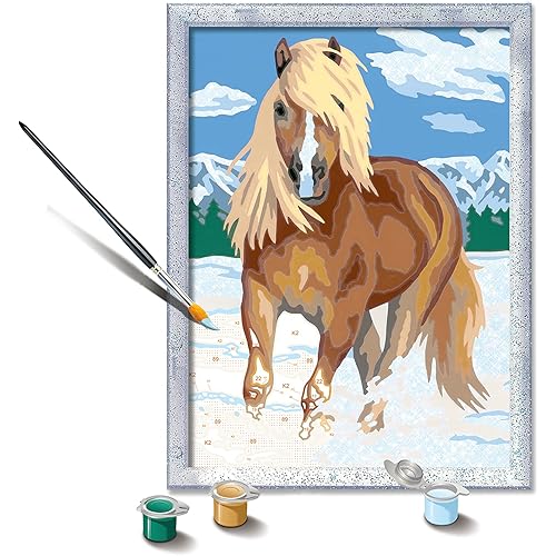 Ravensburger CreArt The Royal Horse Paint by Numbers Kit for Kids - Painting Arts and Crafts for Ages 9 and Up