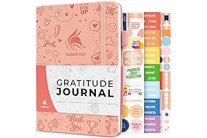 Clever Fox Gratitude Journal – Guided Daily Journal for Women, Encourages Happiness and Positivity