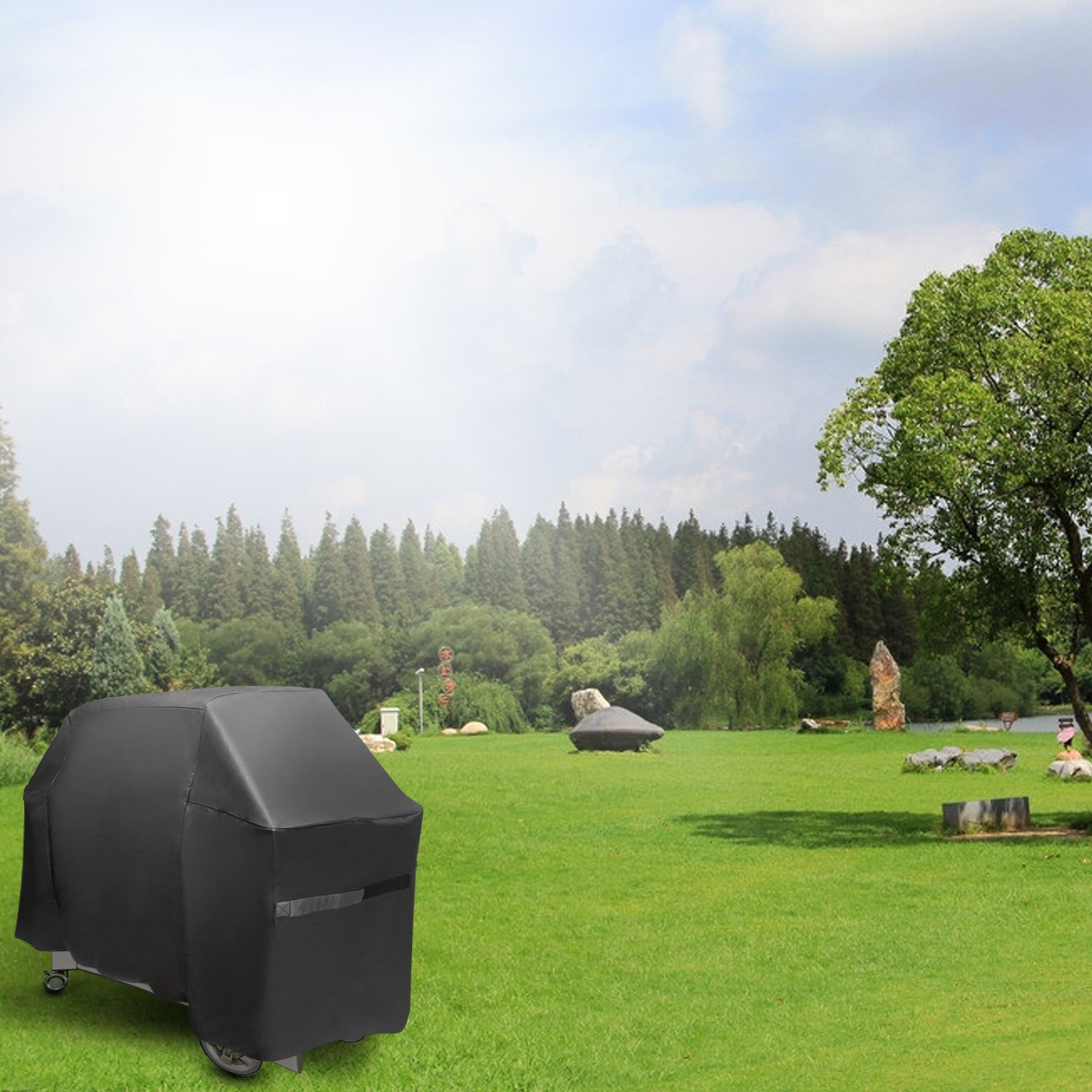 onlyfire Cover Copertura per Barbecue (per Weber Genesis & II & II LX 300), Resistente agli Agenti atmosferici, Anti-dissolvenza