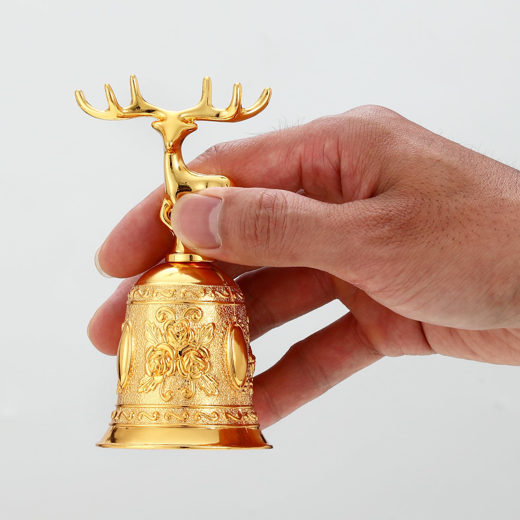 Weihnachtsglocke Aus Zinklegierung - Handglocke Für Tischdeko & Service