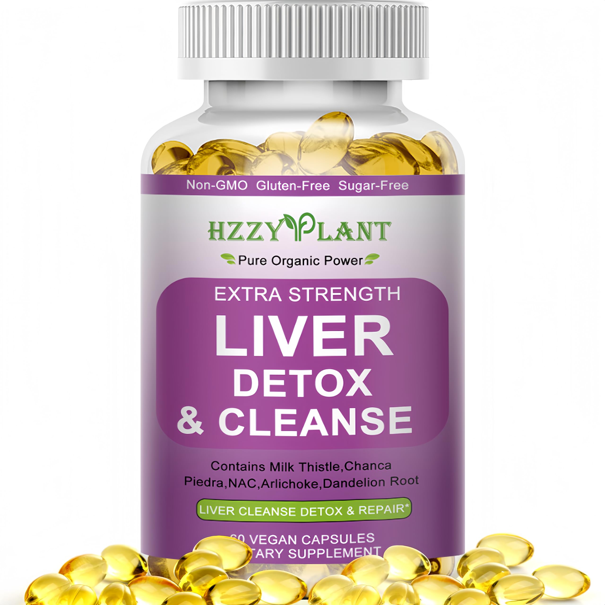 Amazon.com: Liver Cleanse Detox & Repair Softgel Capsules,Herbal