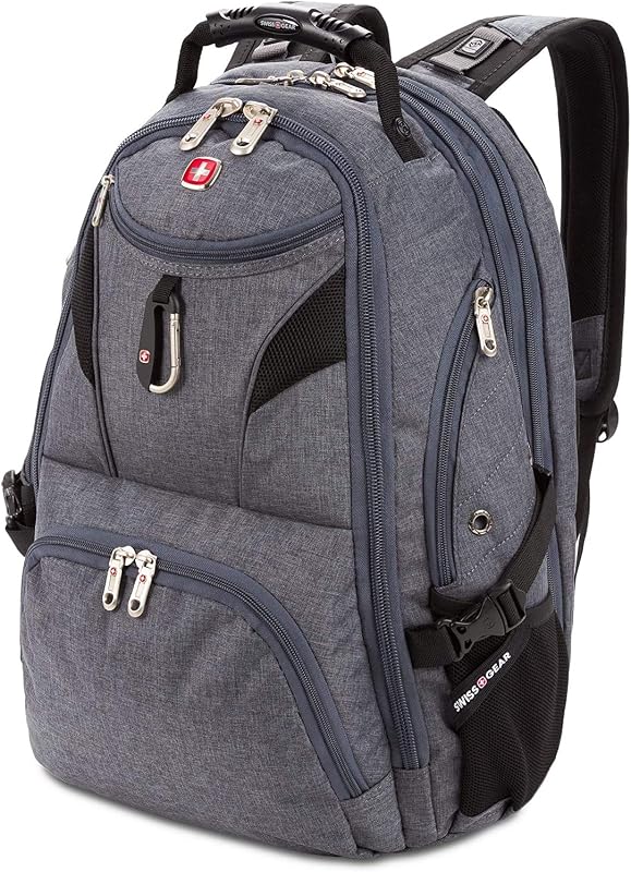 5977 ScanSmart TSA Friendly Laptop Backpack, Fits Most 17 Inch Laptops and Tablets, Ideal for Work, Travel, School, College, and Commuting, Grey