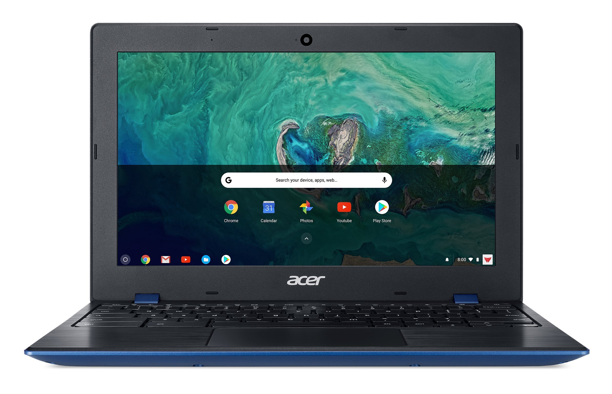 Acer Chromebook 11 CB311-8HT-C3WG Nero, Blu 29,5 cm (11.6") 1366 x 768 Pixel Touch screen 1,10 GHz Intel® Celeron® N3350