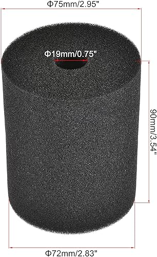 Miniatura 2 de uxcell Vaso de espuma para tubo de PVC de 34 pulgadas, 4 unidades