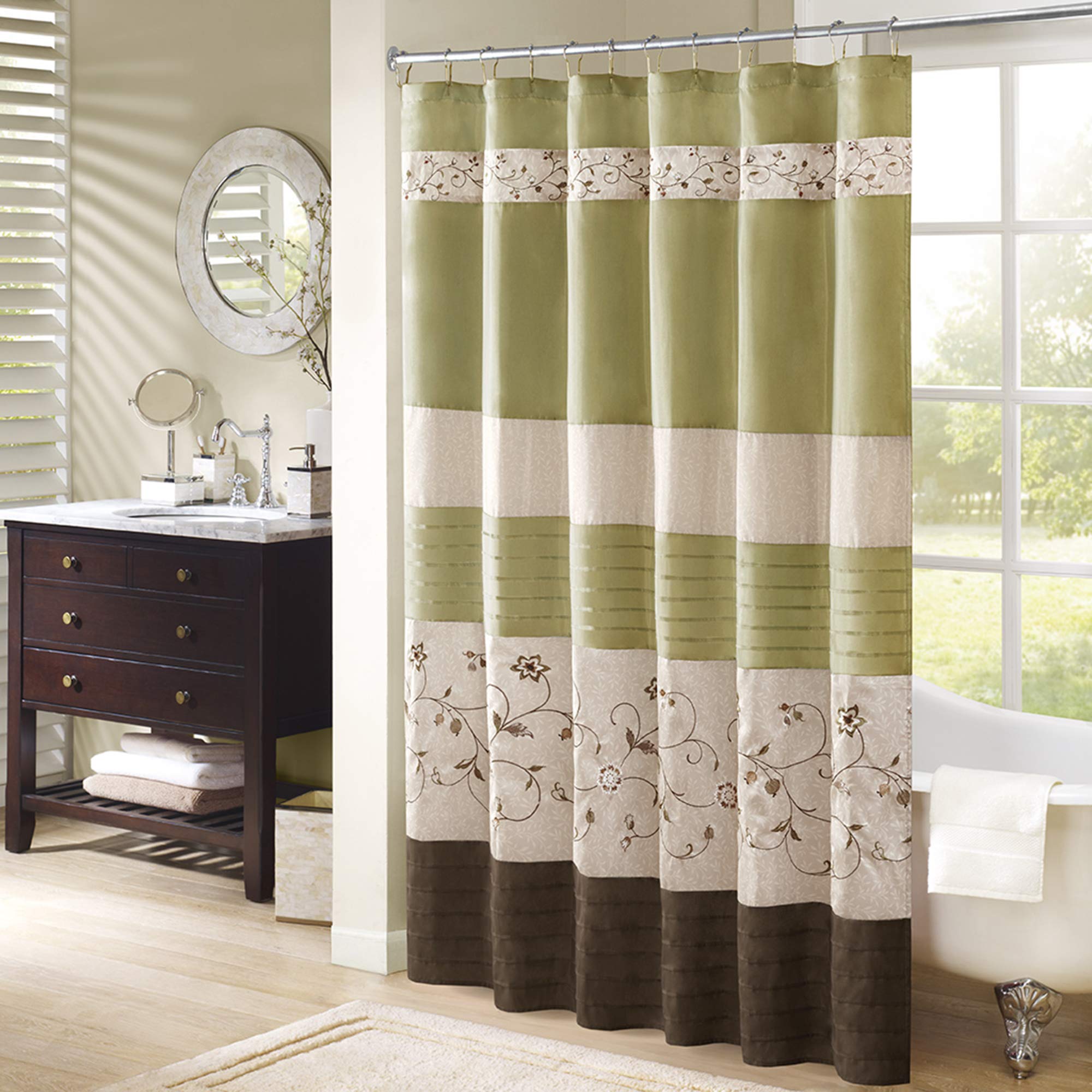 Sage Green Shower Curtains Curtains & Drapes